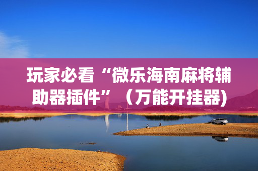 玩家必看“微乐海南麻将辅助器插件”（万能开挂器)