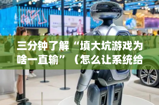 三分钟了解“填大坑游戏为啥一直输”（怎么让系统给自己好牌)