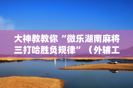 大神教教你“微乐湖南麻将三打哈胜负规律”（外辅工具)