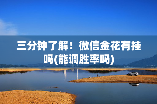 三分钟了解！微信金花有挂吗(能调胜率吗)