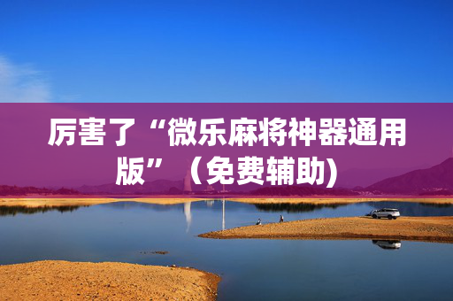 厉害了“微乐麻将神器通用版”（免费辅助)