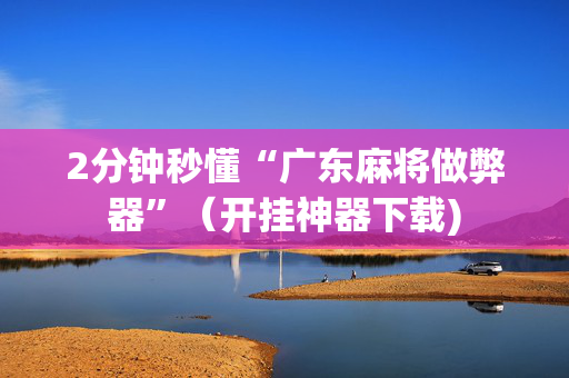 2分钟秒懂“广东麻将做弊器”（开挂神器下载)