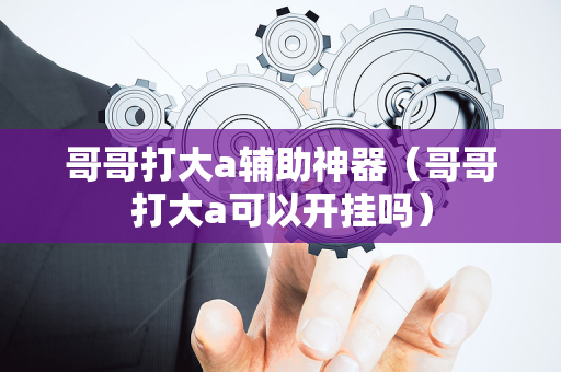 哥哥打大a辅助神器（哥哥打大a可以开挂吗）