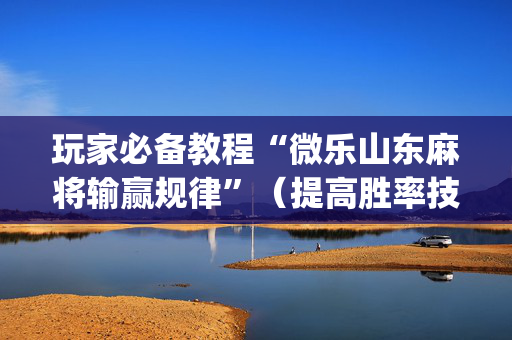 玩家必备教程“微乐山东麻将输赢规律”（提高胜率技巧)