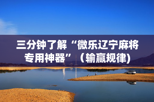 三分钟了解“微乐辽宁麻将专用神器”（输赢规律)