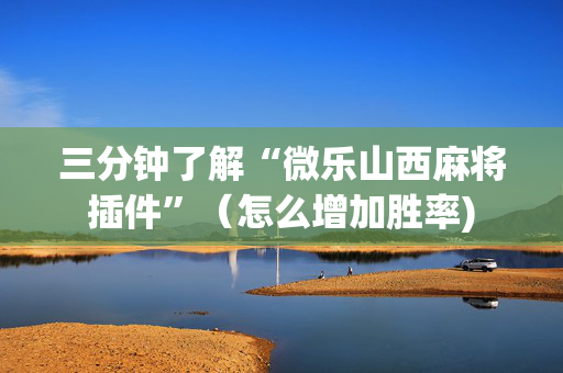 三分钟了解“微乐山西麻将插件”（怎么增加胜率)