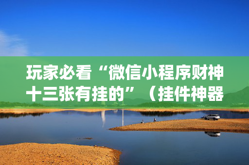 玩家必看“微信小程序财神十三张有挂的”（挂件神器)