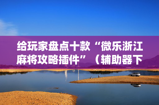 给玩家盘点十款“微乐浙江麻将攻略插件”（辅助器下载)
