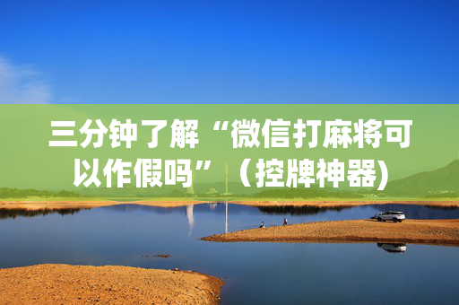 三分钟了解“微信打麻将可以作假吗”（控牌神器)