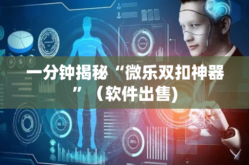 一分钟揭秘“微乐双扣神器”（软件出售)