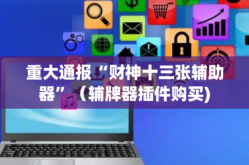 重大通报“财神十三张辅助器”（辅牌器插件购买)