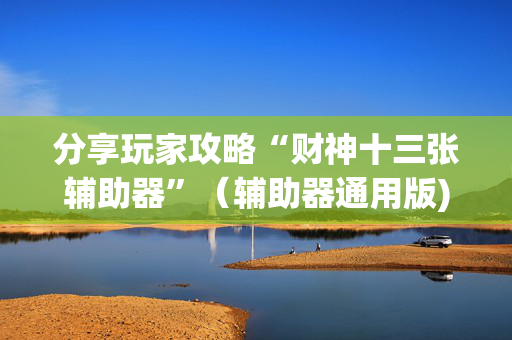 分享玩家攻略“财神十三张辅助器”（辅助器通用版)