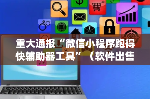 重大通报“微信小程序跑得快辅助器工具”（软件出售)
