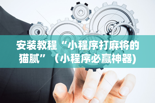 安装教程“小程序打麻将的猫腻”（小程序必赢神器)