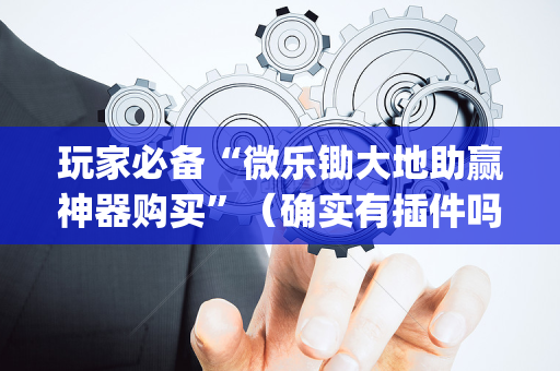 玩家必备“微乐锄大地助赢神器购买”（确实有插件吗)