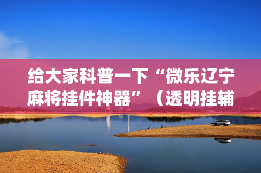 给大家科普一下“微乐辽宁麻将挂件神器”（透明挂辅助器)