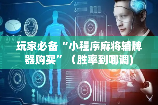 玩家必备“小程序麻将辅牌器购买”（胜率到哪调)