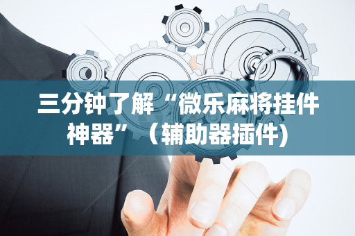三分钟了解“微乐麻将挂件神器”（辅助器插件)