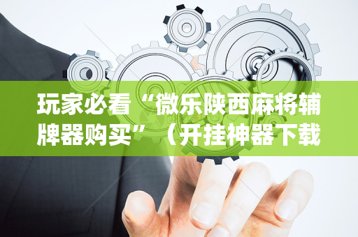玩家必看“微乐陕西麻将辅牌器购买”（开挂神器下载)