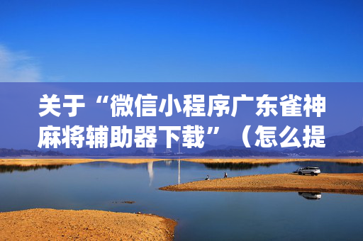 关于“微信小程序广东雀神麻将辅助器下载”（怎么提高胜率)