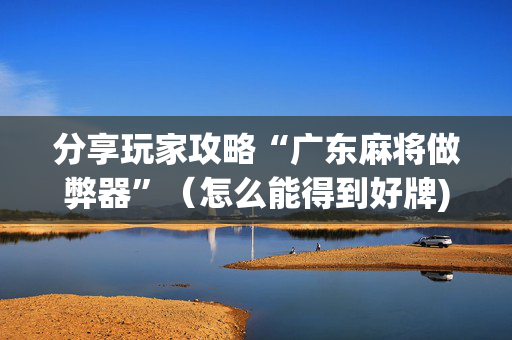 分享玩家攻略“广东麻将做弊器”（怎么能得到好牌)