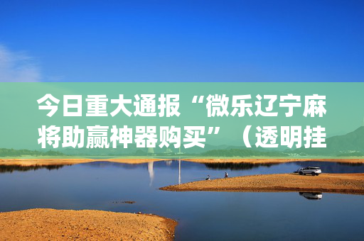 今日重大通报“微乐辽宁麻将助赢神器购买”（透明挂辅助器)