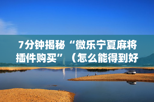 7分钟揭秘“微乐宁夏麻将插件购买”（怎么能得到好牌)