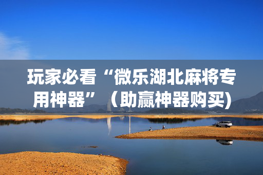 玩家必看“微乐湖北麻将专用神器”（助赢神器购买)