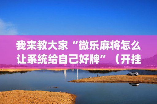 我来教大家“微乐麻将怎么让系统给自己好牌”（开挂辅助器脚本)