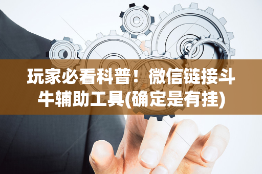 玩家必看科普！微信链接斗牛辅助工具(确定是有挂)