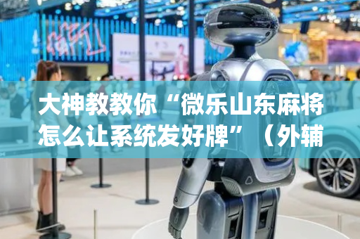 大神教教你“微乐山东麻将怎么让系统发好牌”（外辅工具)