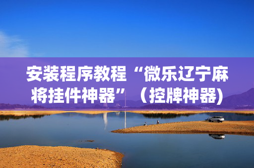 安装程序教程“微乐辽宁麻将挂件神器”（控牌神器)