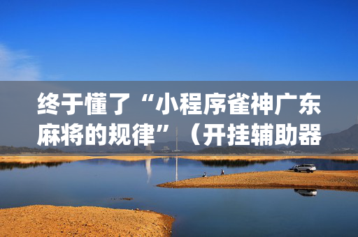 终于懂了“小程序雀神广东麻将的规律”（开挂辅助器脚本)