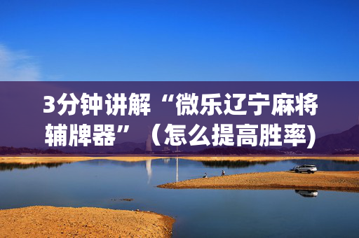 3分钟讲解“微乐辽宁麻将辅牌器”（怎么提高胜率)