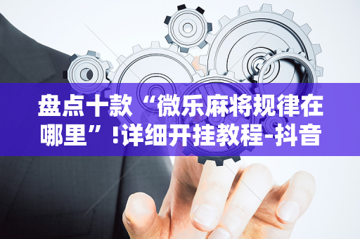 盘点十款“微乐麻将规律在哪里”!详细开挂教程-抖音