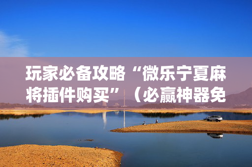 玩家必备攻略“微乐宁夏麻将插件购买”（必赢神器免费安装)
