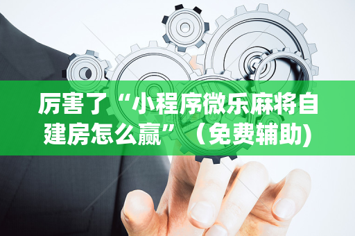 厉害了“小程序微乐麻将自建房怎么赢”（免费辅助)