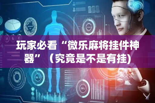 玩家必看“微乐麻将挂件神器”（究竟是不是有挂)
