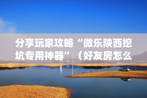 分享玩家攻略“微乐陕西挖坑专用神器”（好友房怎么才能赢)