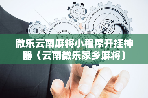 微乐云南麻将小程序开挂神器（云南微乐家乡麻将）