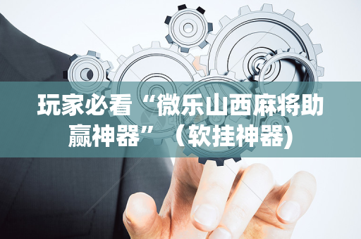 玩家必看“微乐山西麻将助赢神器”（软挂神器)