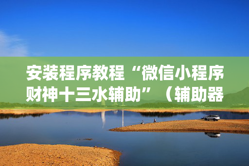 安装程序教程“微信小程序财神十三水辅助”（辅助器下载)