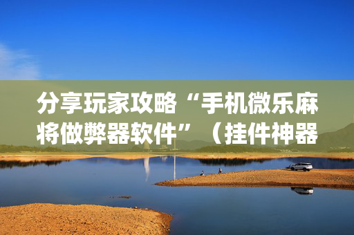 分享玩家攻略“手机微乐麻将做弊器软件”（挂件神器)