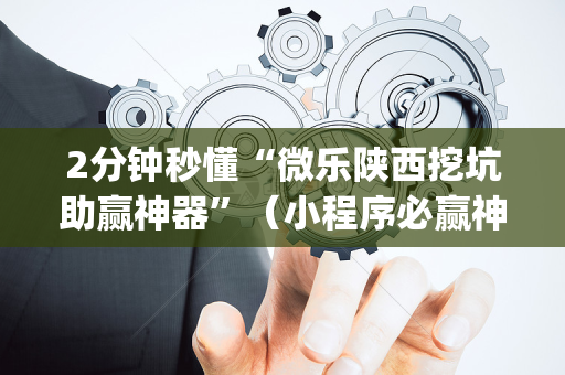 2分钟秒懂“微乐陕西挖坑助赢神器”（小程序必赢神器)
