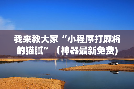 我来教大家“小程序打麻将的猫腻”（神器最新免费)