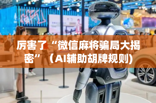 厉害了“微信麻将骗局大揭密”（AI辅助胡牌规则)
