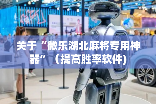 关于“微乐湖北麻将专用神器”（提高胜率软件)
