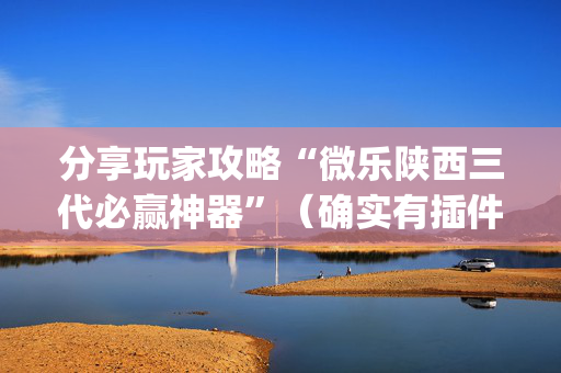 分享玩家攻略“微乐陕西三代必赢神器”（确实有插件吗)