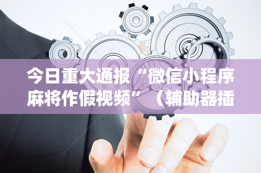 今日重大通报“微信小程序麻将作假视频”（辅助器插件)