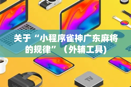 关于“小程序雀神广东麻将的规律”（外辅工具)